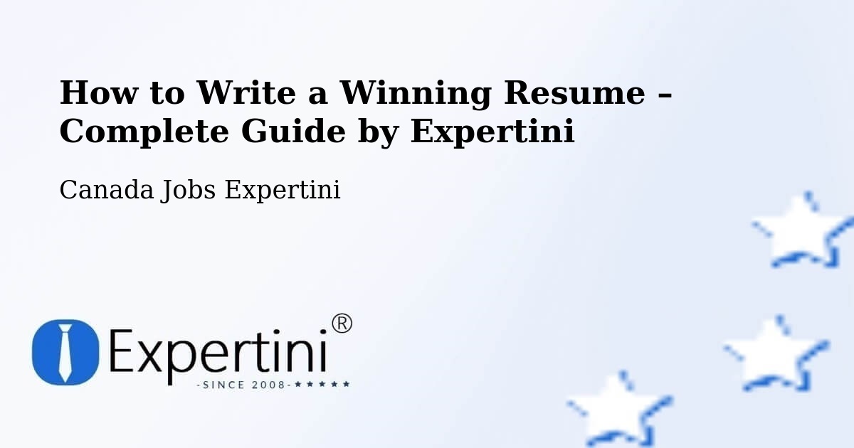 Resume Writing Guide for Job Seekers – Etobicoke - Etobicoke, Canada Jobs Expertini